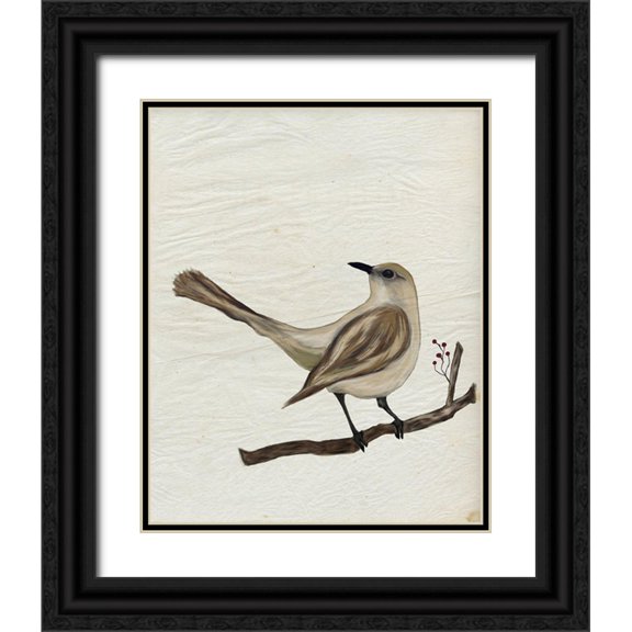 Murdock, Ramona 15x18 Black Ornate Wood Framed with Double Matting Museum Art Print Titled - Mockingbird Medley V