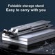 thumbnail image 2 of Folding Portable Laptop Notebook Stand, Viewing Angle Height Adjustable Aluminum Bracket, 2 of 5