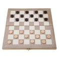 thumbnail image 4 of Wooden Chessboard,Folding Wooden Box Chessboard with Chessman Travel Tabletop Game Toy for Children Adults, 4 of 8
