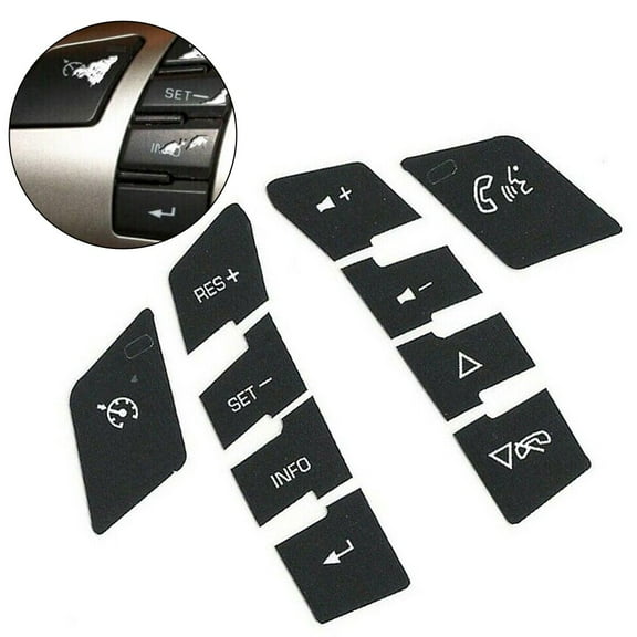 Rooha Steering Wheel Repair Sticker Set For Corvette For Malibu C6 For Pontiac G6 Steering Wheel Button Repair Decals