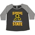 thumbnail image 3 of Inktastic Kansas the Sunflower State Women's Plus Size T-Shirt, 3 of 5