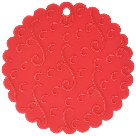Norpro Grip Silicone Jar Opener Potholder Trivet Red Secure Non Slip Grip 566