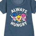 thumbnail image 3 of Baby Shark - Always Hungry - Toddler And Youth Girls Fleece Dress, 3 of 6