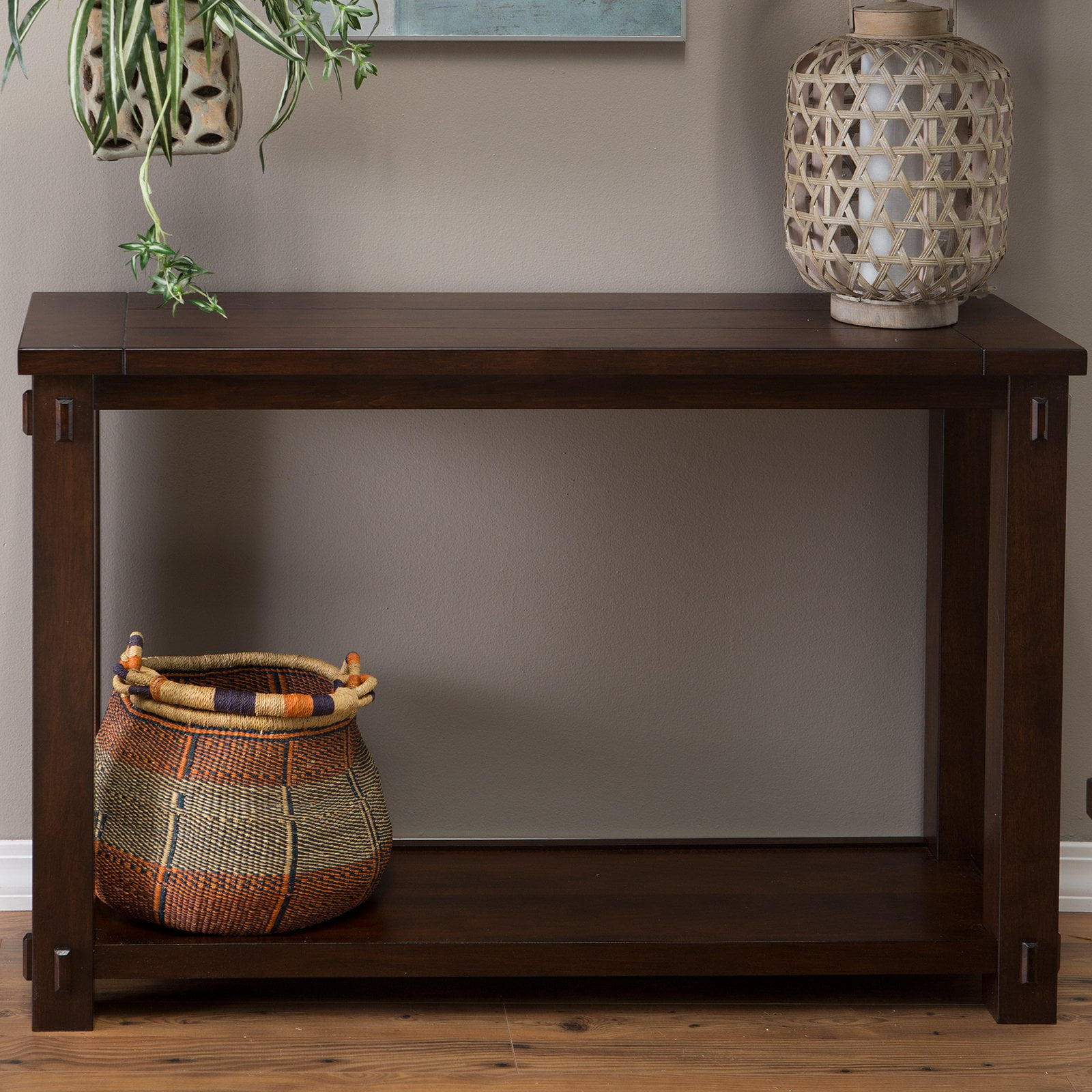 Hallway Console Table Wood Modern Accent Living Room Entryway