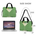 thumbnail image 3 of FORMRS 16" Laptop Sleeve Bag Carrying Case with Handle Travel Shoulder Briefcase, Green Lemon Juice, 3 of 8