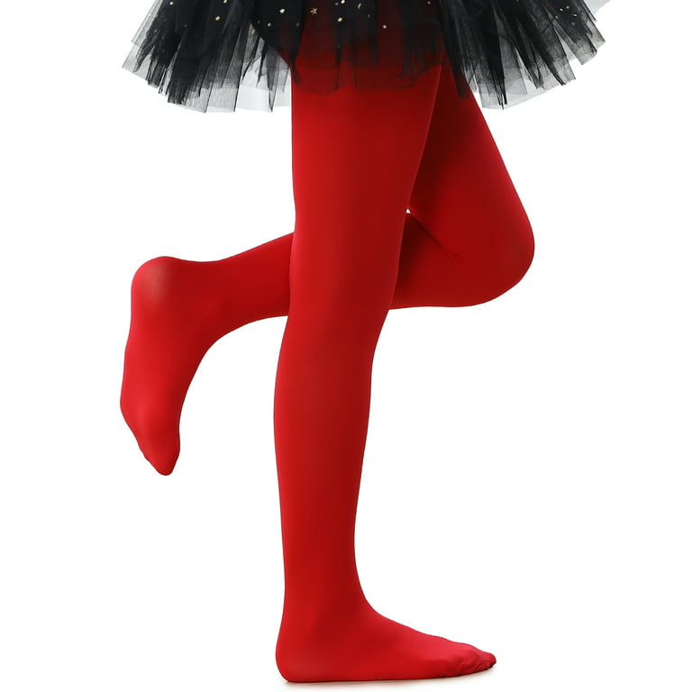 Stelle Little Girls Footed Dance Tights Students School Footed