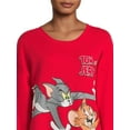 thumbnail image 4 of Tom and Jerry Juniors' Chase Graphic Fleece Sweatshirt, 4 of 5