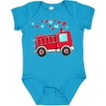 thumbnail image 3 of Inktastic Valentine Fire Truck with Hearts Boys or Girls Baby Bodysuit, 3 of 5