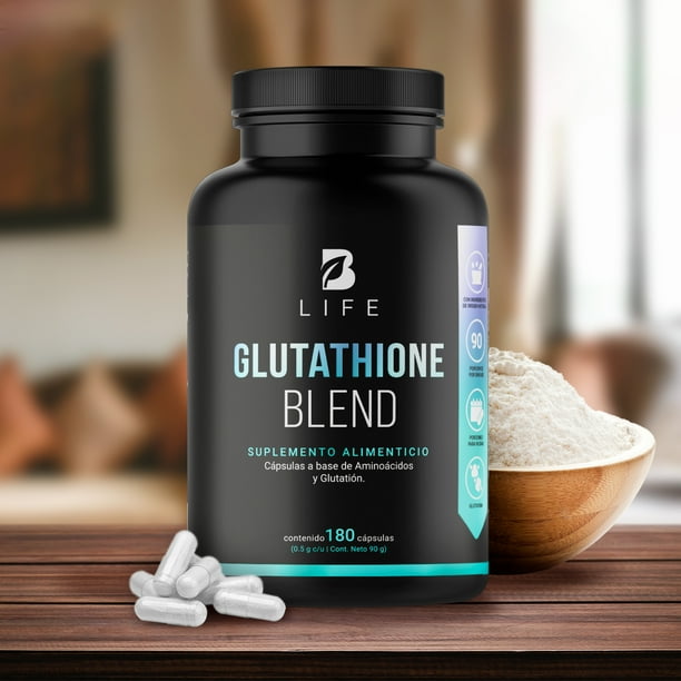 Glutatin de 180c Con Precursor de Glutatin B Life BLIFE Cpsulas |  Walmart en lnea