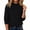 Black, variant on Women's Oversized Pullover Sweatshirt, Long Sleeve Fleece Lined Crewneck, Loose Fit Warm Casual Top, Plus Size Streetwear Sweatshirt Beige L