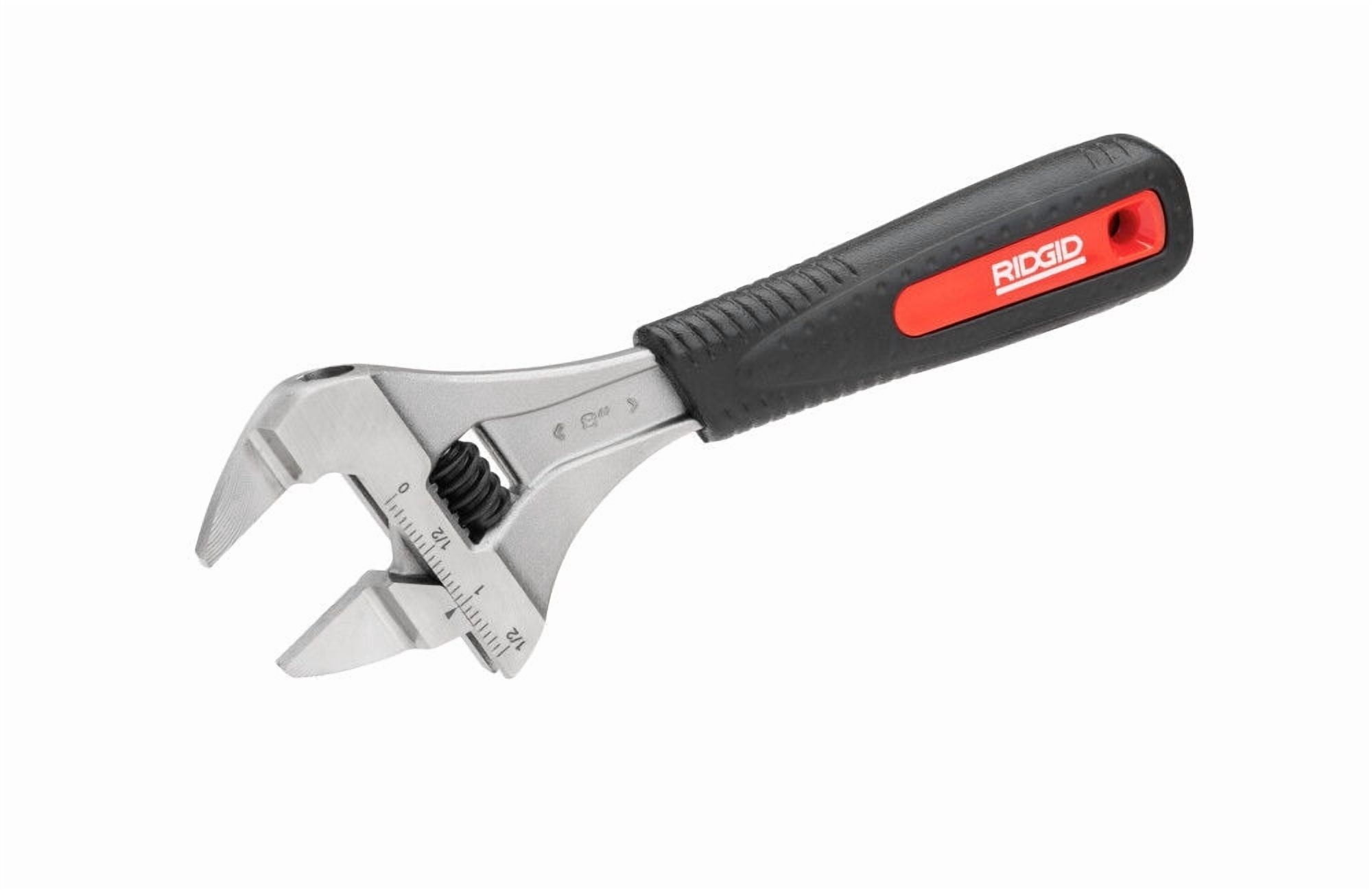 Ridgid 8 Inch Super Wide Capacity Slim Jaw Adjustable Wrench