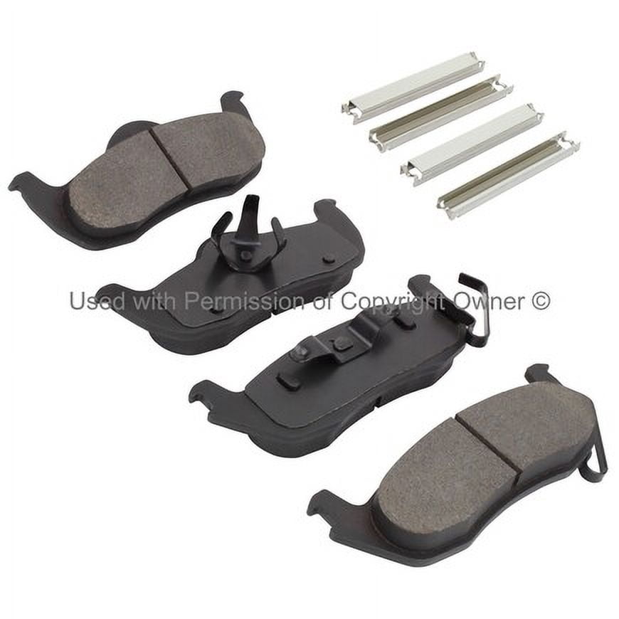 Mpa Electrical 1003-1087M Quality Built Disc Brake Pad Set   Black Series,
