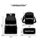 thumbnail image 2 of Poppy Playtime Printed Student Backpack Kids School Book Bags Or Shoulder Bag Or Pencil Bag Or Three-piece Set Children's Travelling Bag Gift 26-27s, 2 of 3
