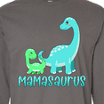 thumbnail image 4 of Inktastic Mamasaurus with Cute Brontosaurus Family Long Sleeve T-Shirt, 4 of 5
