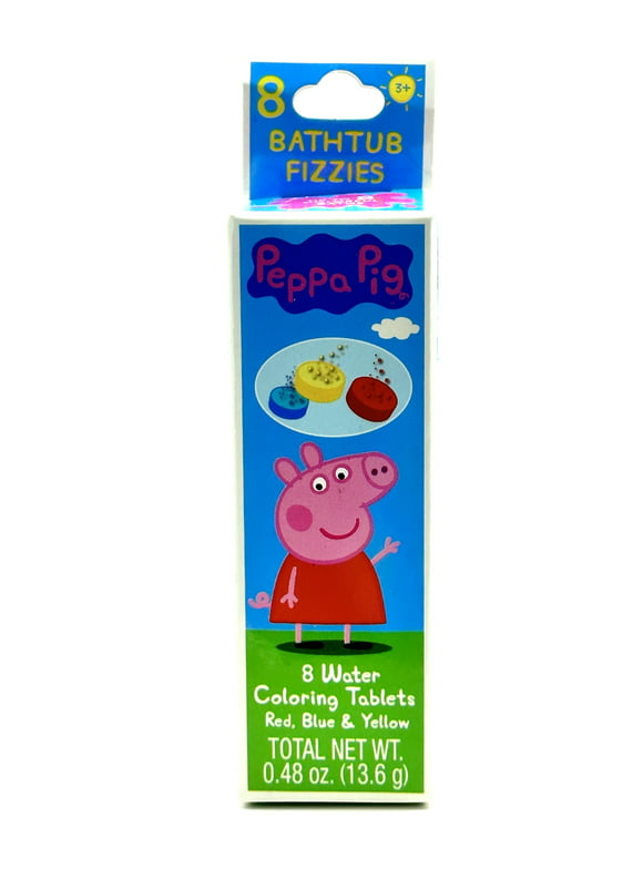 Peppa Pig or Baby Shark  Coloring Water Tablets Bathtub Fizzies-includes one box which may vary