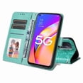 thumbnail image 4 of Funda tipo cartera GANGXUN para OnePlus Nord N200 , diseño girasol, cuero PU, soporte, cierre magnético, tarjetero, 4 of 5