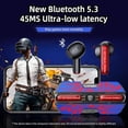 thumbnail image 5 of Transformers Tft01 auriculares inalámbricos Bluetooth 5,3 auriculares para juegos auriculares para jugadores de baja latencia auriculares Tws con reducción de ruido nuevos, 5 of 5