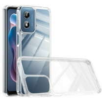 Elegant Choise Case with Screen Protector for Moto G Play 2024 Soft TPU Phone Cover, Clear