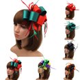 thumbnail image 2 of Coofit Fascinator Hat Creative Exquisite Ribbon Mesh Party Headpiece Tea Party Headband, 2 of 6