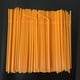 thumbnail image 1 of Zhuge 200 pajitas de plástico desechables con pajitas flexibles para té, leche y jugo, color naranja, 1 of 5
