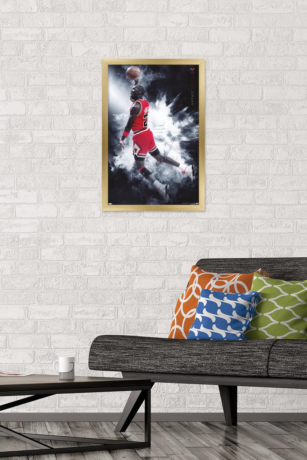 Michael Jordan - Burst Wall Poster