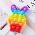 thumbnail image 4 of Bloques de Construcción Rainbow Rabbit Push Bubble Juguete sensorial para el alivio del estrés del autismo Tmvgtek Nuevos Originales, 4 of 9