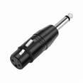 thumbnail image 2 of XLR Female to 6.35mm Male o Adapter for Microphone and Headphone Connections, 2 of 5