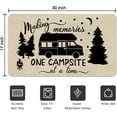 thumbnail image 3 of Camping Door Mat,Camper RV Entranc Decorative Welcome Doormat,Making Memories One Campsite at A Time Decoration Door Mat for Indoor/Outdoor Kitchen Rugs 17x30 inch, 3 of 6