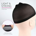 thumbnail image 5 of RUseeN 4 Pcs Black Stocking Wig Caps, Stretchy Nylon Wig Caps For Women Men, 5 of 7