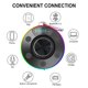 thumbnail image 1 of Fiudx Altavoz Bluetooth Impermeable, Ipx7 Resistente Al Agua, Diseño Mini Inalámbrico, Radio y Reloj Compactos, Portátil para Baño, Actividades Al Aire Libre, 1 Altavoz Incluido., 1 of 2