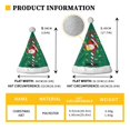 thumbnail image 4 of Casquette de Baseball Flocons de Neige de Noël Casquette de Golf de Noël Ajustable Snapback Casquette à Carreaux Rouges pour Hommes Femmes, 4 of 4