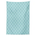 thumbnail image 3 of Ambesonne Garden Tablecloth Rectangular Table Cover, Daisies Rural Cottage, 52"x70", Pale Blue White, 3 of 4