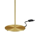 thumbnail image 6 of Ideal Metal Table Lamp, White Satin Brass, 6 of 7