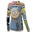 thumbnail image 5 of The Loud House Women's Sunscreen Shirt Long Sleeve Workout Tops Crewneck Soft Comfy Tees Casual T-Shirt 2XL, 5 of 7