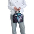 thumbnail image 6 of Sikiie Purple Sky Wolf Lunch Bag for Women & Men Adult Insulated Lunch Box, Food Lunch Containers Lunch Tote Bags for Work, Travel, Outdoor, 6 of 8
