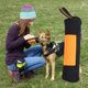 thumbnail image 4 of Oxford tela portátil al aire libre mascota perro cachorro perro entrenamiento snack recompensa bolsa naranja XL, 4 of 10