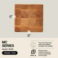 thumbnail image 3 of John Boos MC Series Square Wood Cutting Board with Feet, 6" x 6", Maple, 3 of 13