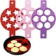 thumbnail image 1 of Molde de silicona NQ para huevos 3 piezas panqueques forma corazón redondo estrella, 1 of 5