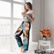 thumbnail image 5 of Fotbe Sea Swimming Corgi Pantalones de Pijama para Mujer, Pantalones de Dormir, Pantalones Pj con Cordón y Bolsillos-Medium, 5 of 6