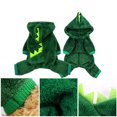 thumbnail image 4 of CAROOTU Pet Clothes Soft Dinosaur Transfiguration Dogs Shirt Classic Cute Fun Comfortable Clothes For Dog, 4 of 6