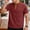 Wine, variant on LPZOOGU Mens Henley Shirts Short Sleeve Button T-Shirts Summer Athletic Lightweight Tee Shirts with Pocket