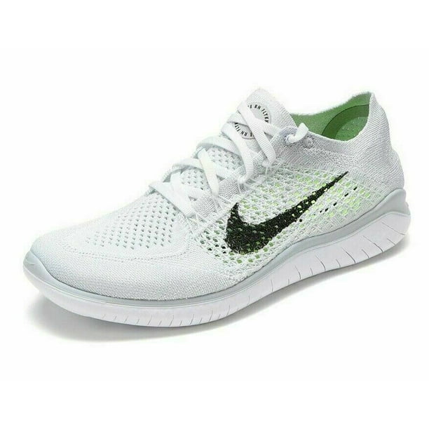 Nike Free RN Flyknit 2018 White/Black/Platinum Men's Running Shoes 12.5 - Walmart.com