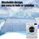 thumbnail image 5 of Edredón refrescante de verano | Manta ligera de seda helada para quienes duermen con calor | Ropa de cama lavable y transpirable para todas las estaciones | 100 x 150 cm, 5 of 6