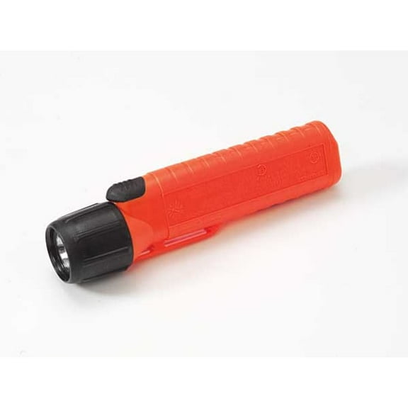 Pmi Orange Xenon Handheld Flashlight, Alkaline AA, 38lm 514109