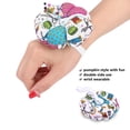 thumbnail image 2 of 1 pcs Creative Pumpkin Fabric Sewing Needles Pin Cushion with Elastic Wrist Belt , Pumpkin pin cushions, 2 of 9