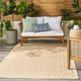 thumbnail image 2 of Nourison Tulum 4' x 6' Cream Indoor/Outdoor Rug, 2 of 8