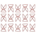 thumbnail image 2 of Jam Paper Clips De Mariposa Coloridos - Abrazaderas De Papel Rojas - Paquete De 15, 2 of 5