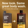 thumbnail image 3 of Every Man Jack Sandalwood Teak Hydrating Body Wash for Men, Naturally Derived, 16.9 fl. oz, 3 of 11