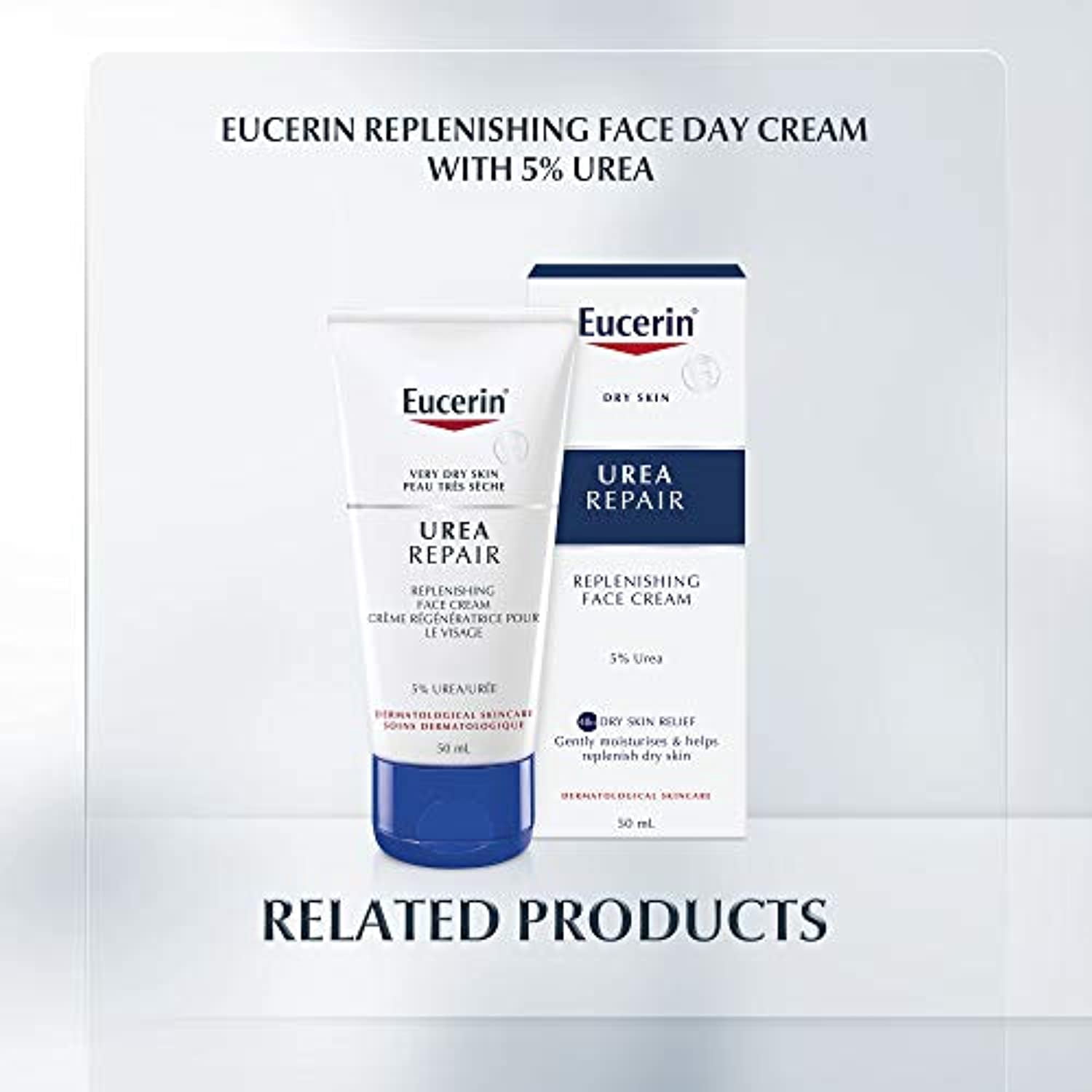 Eucerin Dry Skin Replenishing Face Cream Night 5% Urea With Lactate 50Ml