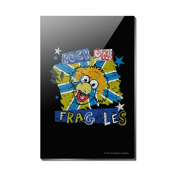 Rock On Fraggles! Fraggle Rock Rectangle Acrylic Fridge Refrigerator Magnet